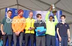 North East team from left to right: Carl Smith, Richard Morrell, Dan Garbutt, Lewis Timmins, Yared Hagos and Ben Douglas winners of the senior mens Inter Counties Cross Country, Cofton Park, Birmingham. Photo: David T. Hewitson/Sports for All Pics
